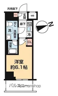 ヴァローレ松戸フィーロ【512号室号室】の間取り