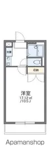 レオパレスウィステリアガーデン【102号室】の間取り
