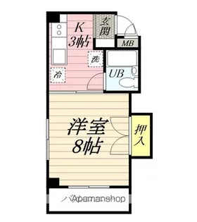 第1厚英ビル【2階】の間取り