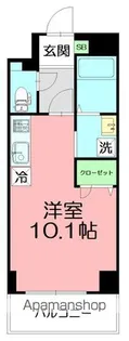 スカーレット【103号室】の間取り