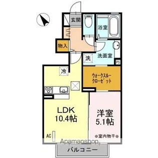 パストラル B【1階】の間取り