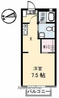 ラ・カーナS【2階】の間取り