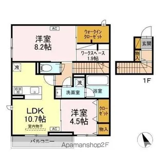 カミーノ コモド CAMINO COMODO【2階】の間取り