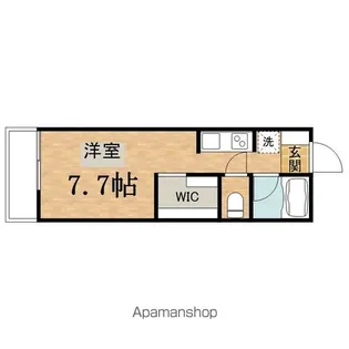 リバティハウス【203号室】の間取り