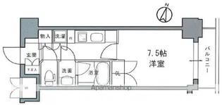 クオリア小石川【902号室】の間取り