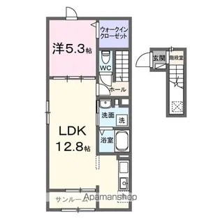 シェーネ東原【2階】の間取り