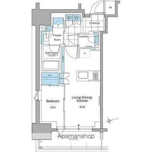 ルフォンプログレ本郷三丁目【11階】の間取り
