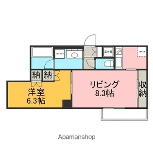 ファースト・レーベン尾張町【703号室】の間取り