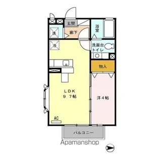 アムールHIDAKA【2階】の間取り