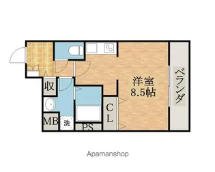 アリビオ京橋【303号室】の間取り