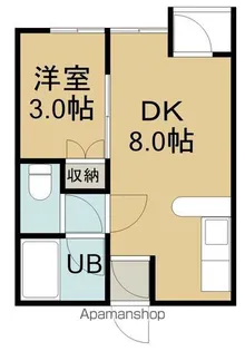 ピアパレス美原【303号室】の間取り