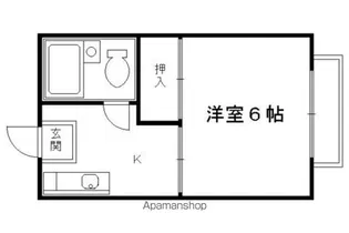 プチハウスしのざき【2階】の間取り