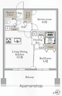 プライマル町屋【9階】の間取り