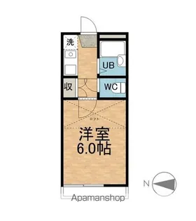 ルミエール壱番館【204号室】の間取り