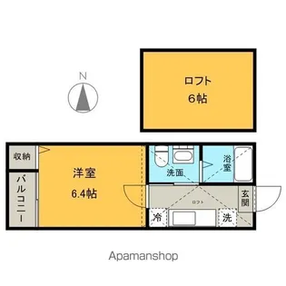 VILLA志賀本通【1階】の間取り