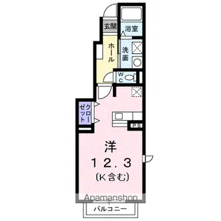 プリムローズS【1階】の間取り