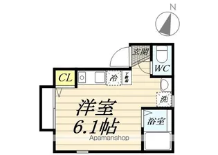ベイシティ三郷中央【1階】の間取り