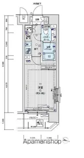 メインステージ滝野川桜通り【6階】の間取り