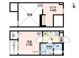 ヴィルシーナ【2階】の間取り