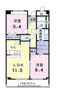 ビエント ナイン【2階】の間取り