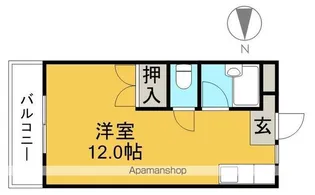 ベルデン朝倉【2階】の間取り