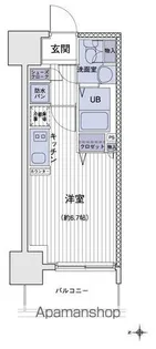エスティメゾン大島【6階】の間取り