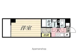 リヴシティ川崎新町【1階】の間取り