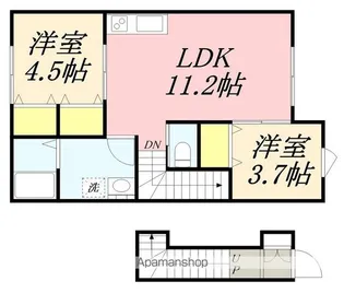 リュミエールⅢ【2階】の間取り