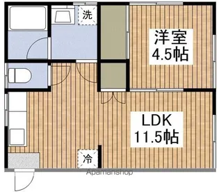 ル・シエル【1階】の間取り