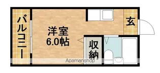 メゾン・ド・カージュ【210号室】の間取り