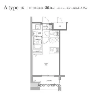 エンクレスト博多STYLE【6階】の間取り