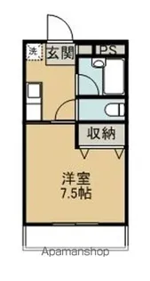 1Kの間取り画像