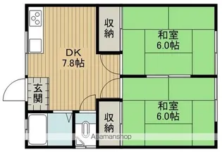 和光荘【203号室】の間取り