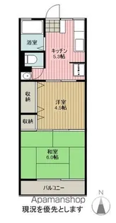 シティハイム郷【105号室】の間取り