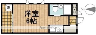 グリーンフラッツ天神町【106号室】の間取り