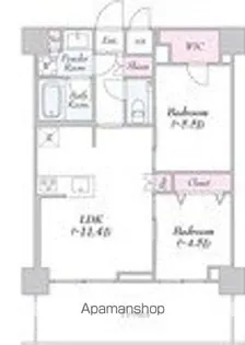 URBANLINK護国寺【1階】の間取り