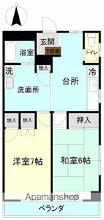 メゾン林東【101号室】の間取り