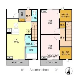 ソラシドハイム【1階】の間取り