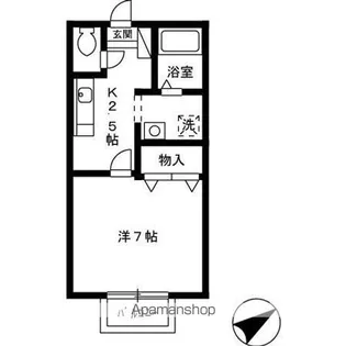 パークアベニュー【205号室】の間取り