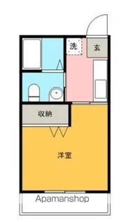 スリーツリーマンション【1階】の間取り