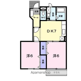 ノースショア【1階】の間取り