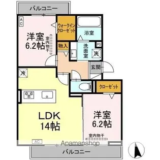 ベレンジュ【2階】の間取り