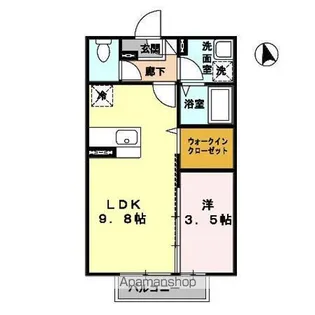 サニーコート尾倉【2階】の間取り