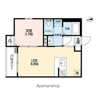 robot home 高畑Ⅲ【101号室】の間取り