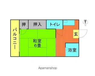 ライフ港陽【1階】の間取り