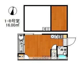 エスコートゆう館【1階】の間取り
