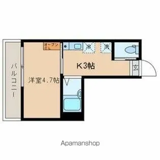 フルール久我山【3階】の間取り