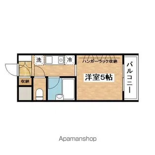 メゾンクラーラ【1階】の間取り