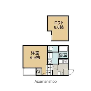 カーサさくらI【1階】の間取り