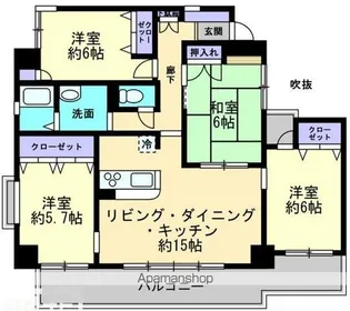 ストーンレイク子の浜【2階】の間取り